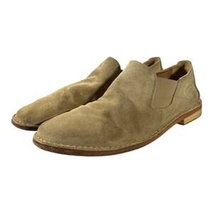 Vince Women’s Mia Flat Suede Slip-On Taupe Loafers Size 10 M Shoes